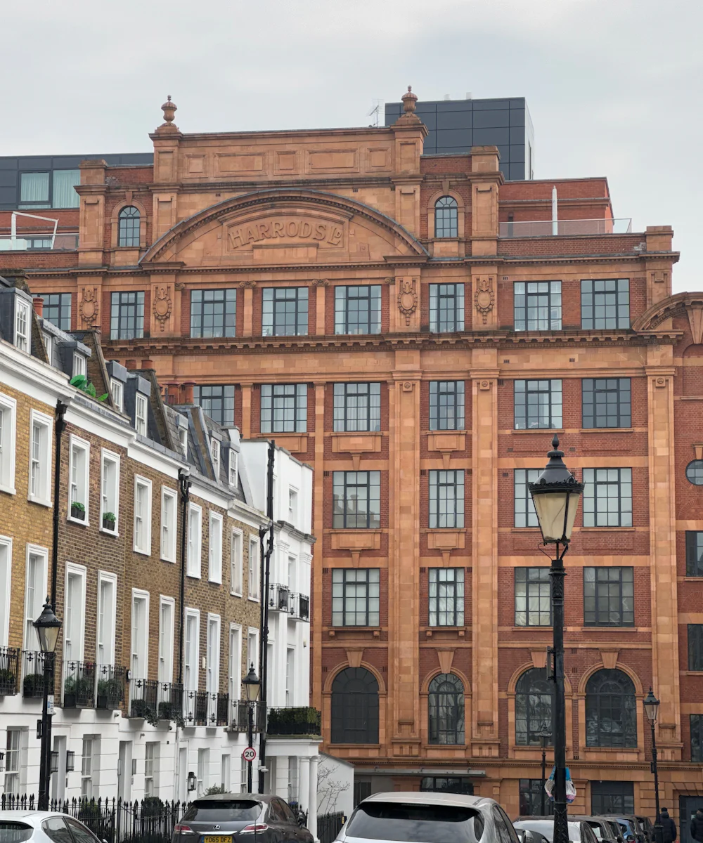 Victorian red-brick office buildings in Holborn